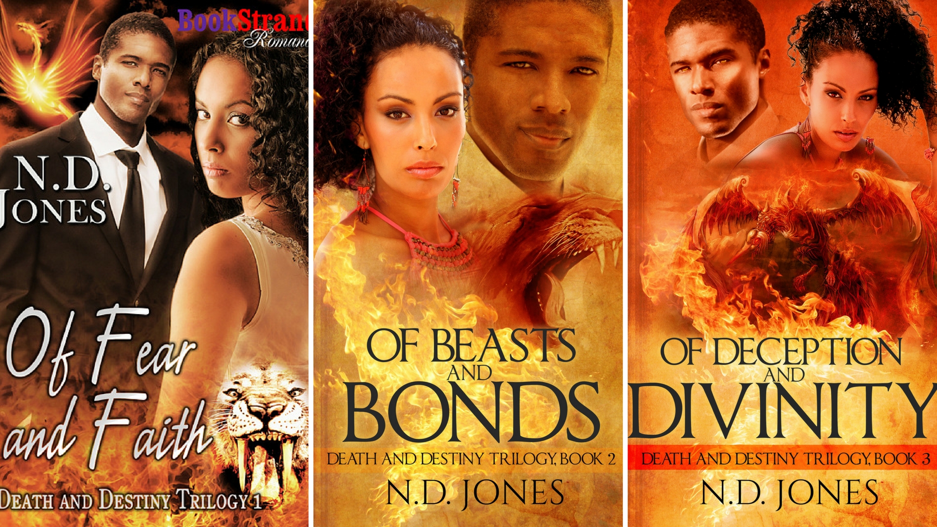 Death and Destiny African American Paranormal Romance Trilogy by ND Jones