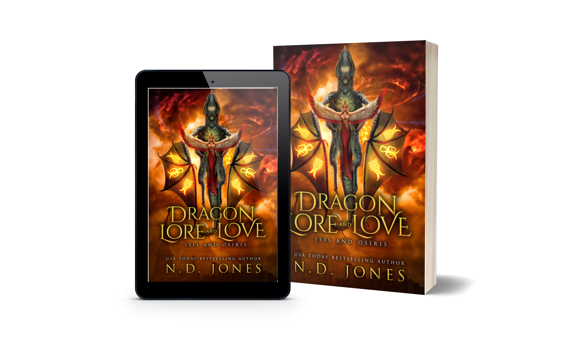 Dragon Lore and Love Isis and Osiris African American Shifter Fantasy Romance by ND Jones