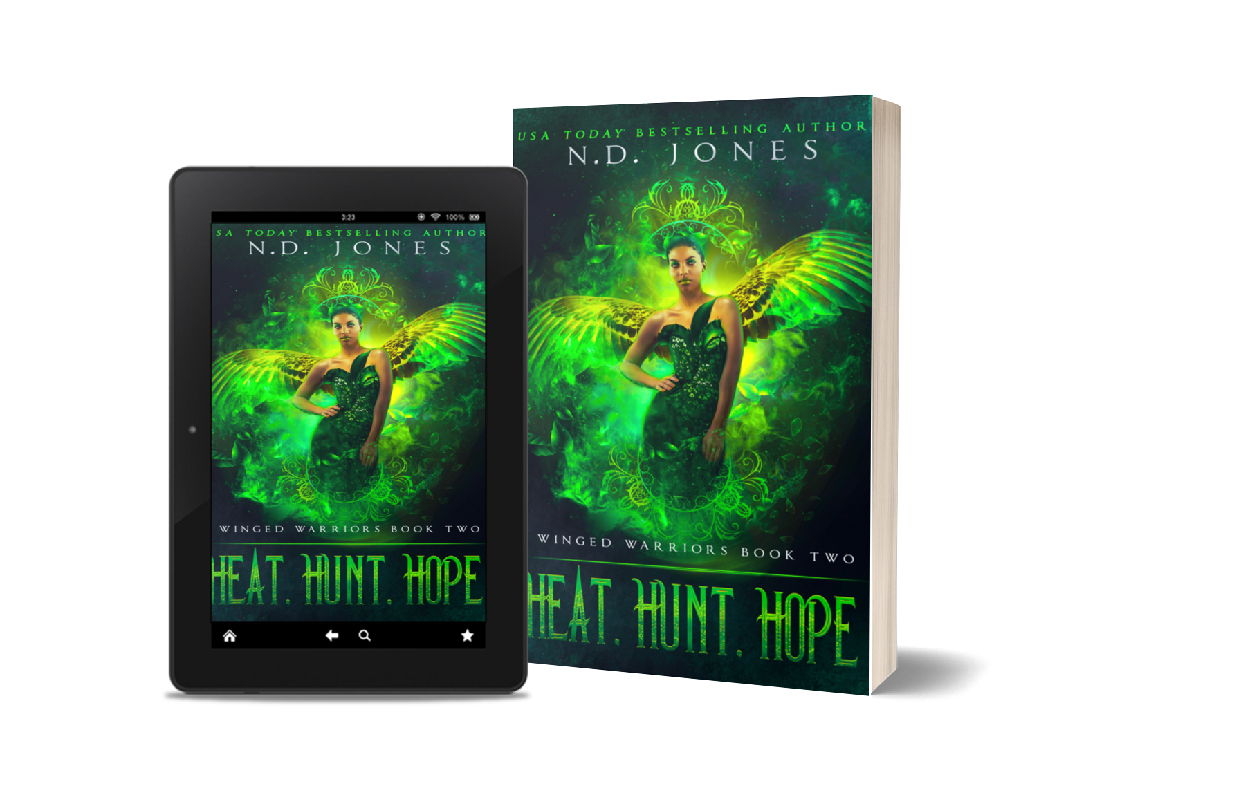African American Angel and demon Fantasy Romance by African American Paranormal Romance author ND Jones
