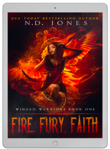 Fire Fury Faith Black Fantasy Romance ND Jones