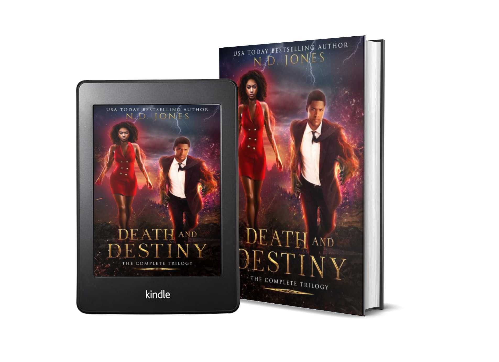 Death and Destiny Complete Paranormal Romance series by ND Jones