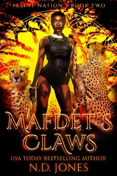 Mafdet's Claws Black American Shapeshifter Fantasy by ND Jones