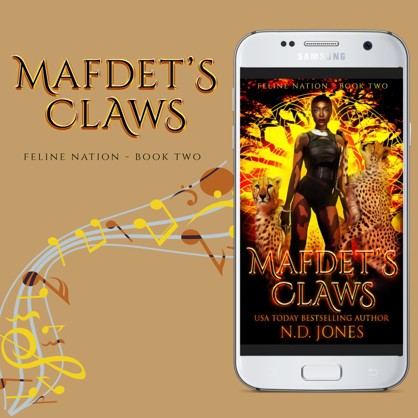 Mafdet's Claws African American Shifter Fantasy Playlist by ND Jones