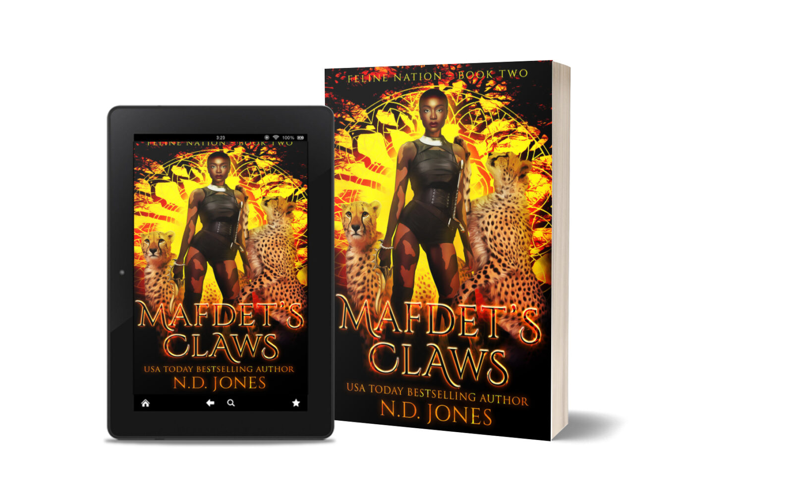 Mafdet's Claws Black Shapeshifter Fantasy ND Jones
