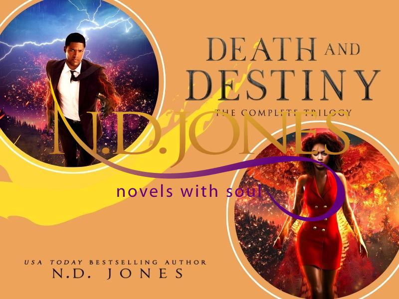 Death and Destiny Wallpaper African American Paranormal Romance by ND Jones