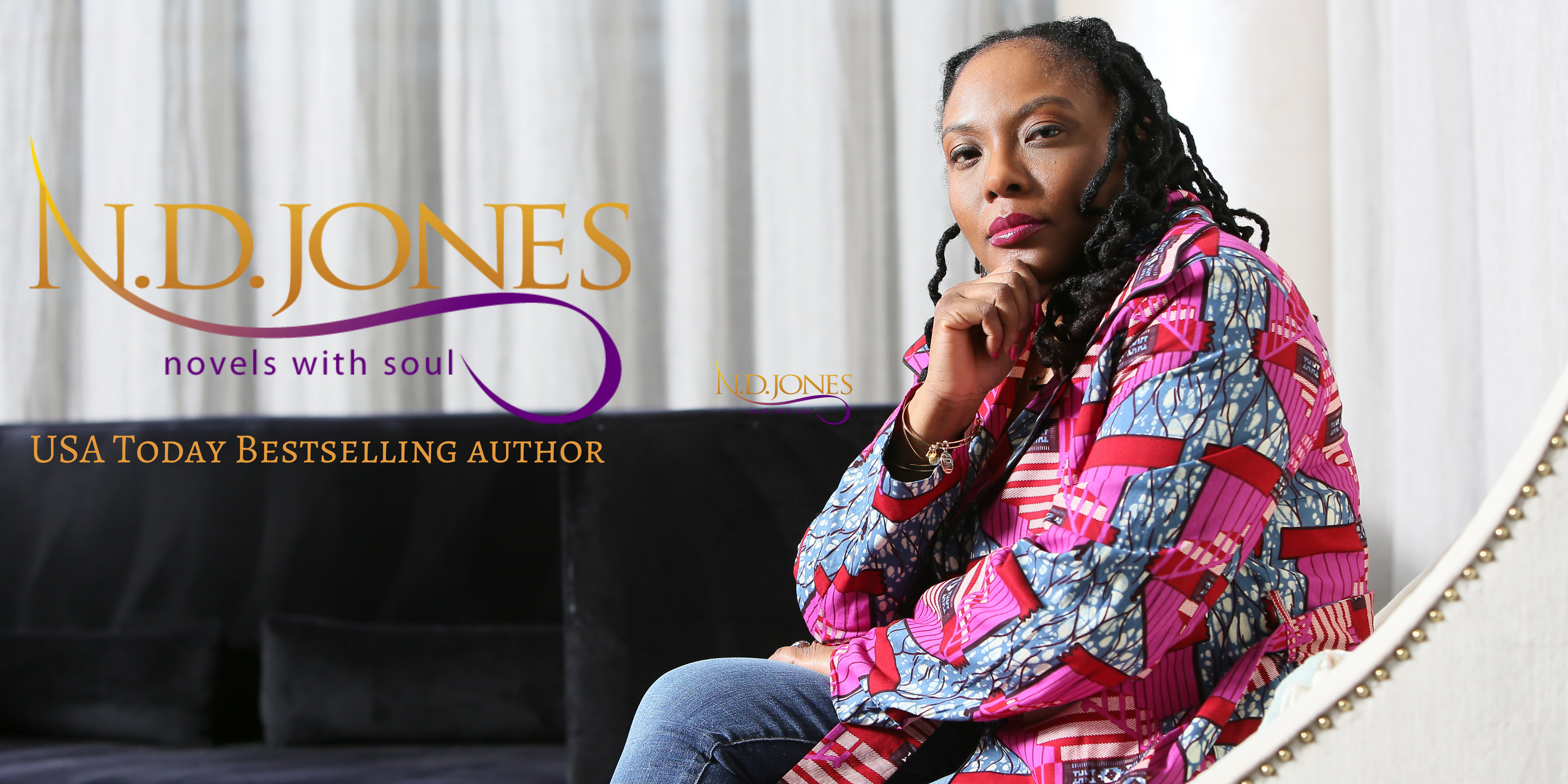 ND Jones Black African American Paranormal and Urban Fantasy Author