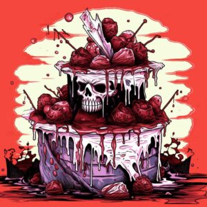 Ghoulish Goodies Horror Coloring Book Nd jones Black Fantasy author