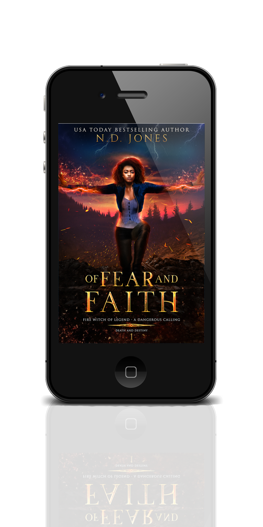 Of Fear and Faith Black Fantasy Romance by ND Jones